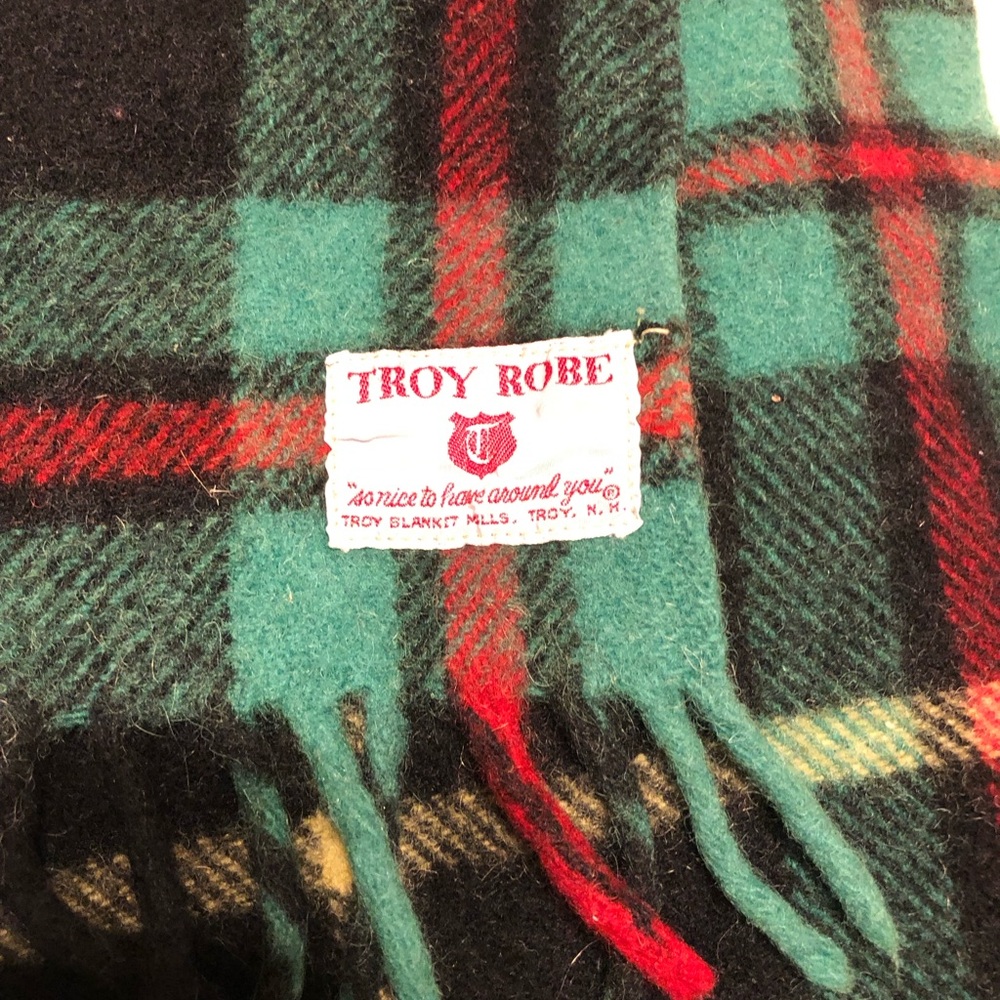 Troy Robe vintage wool throw